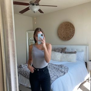 American Eagle one shoulder body suit